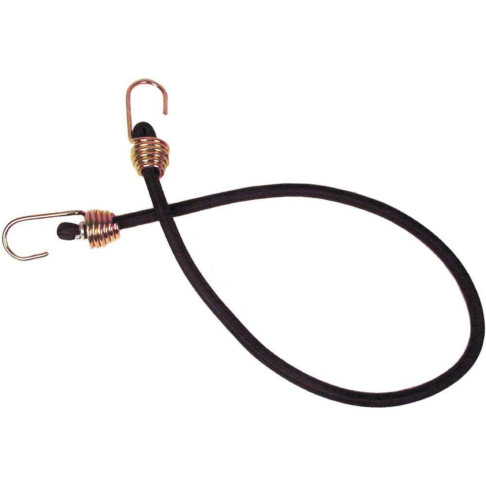 32" KEEPER Heavy Duty Bungee Cord with Dichromate Hook, (Pack of 10)