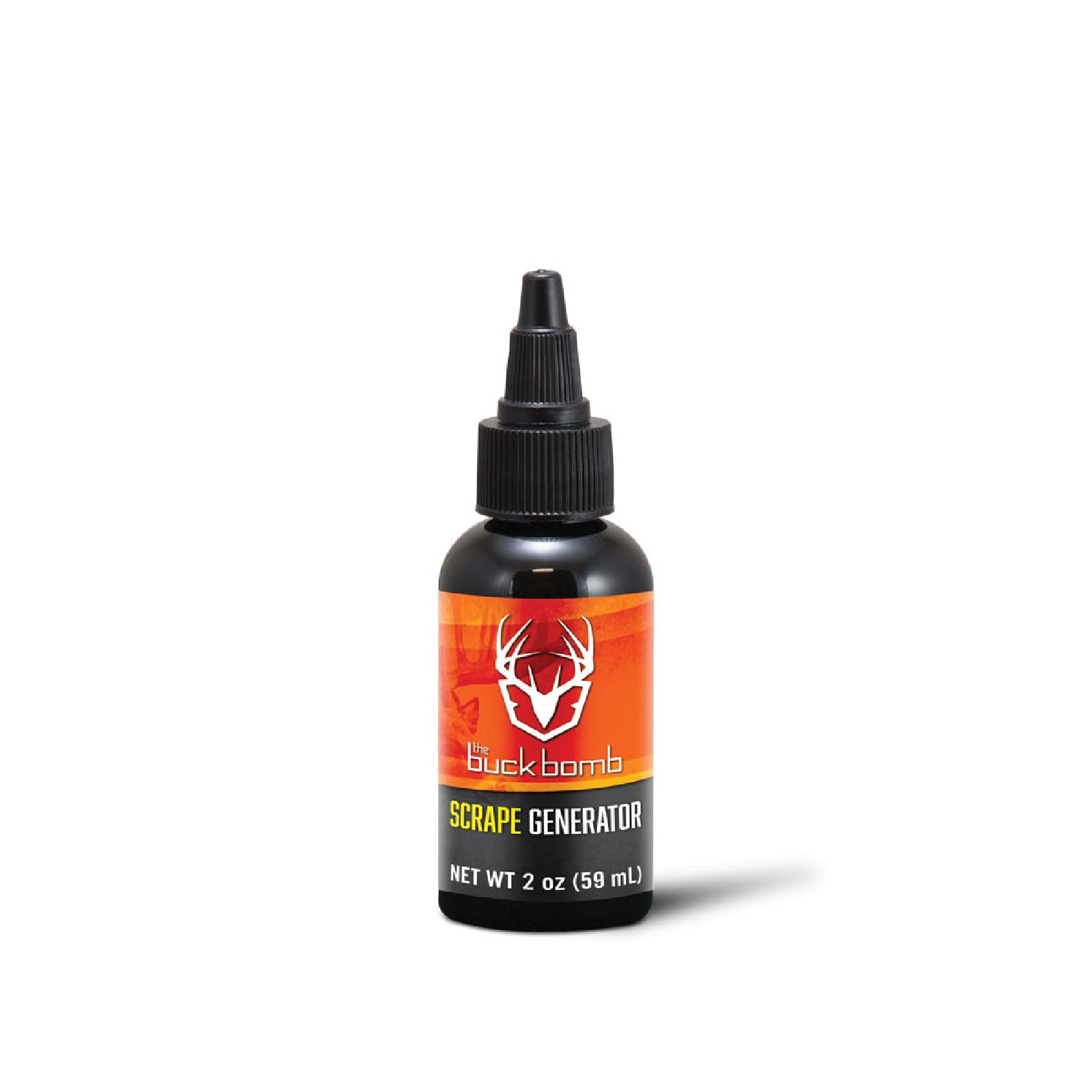 Buck Bomb Hunters Specialties Natural Scrape Generator Liquid Scent w/Wicks | Deer Buck Lure Hunting Primetime Post/Pre Rut Scent Attractant for Hunting, 2 Oz (59 ml.)
