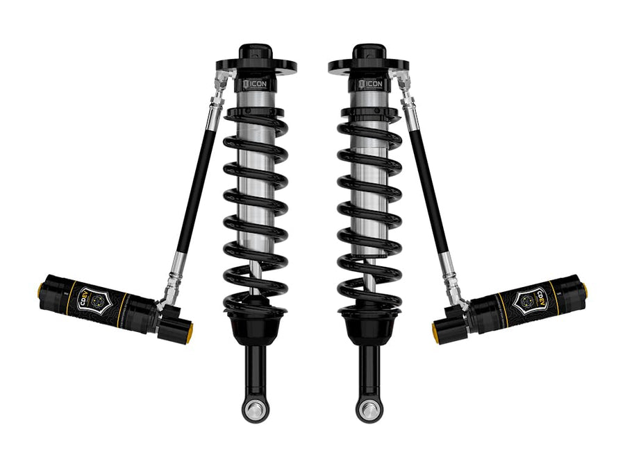2021-2024 Ford F-150 ICON 4WD, 2.75-3.5" Lift, Front, V.S. 2.5 Series Coilovers, Remote Reservoir w/CDEV, Pair