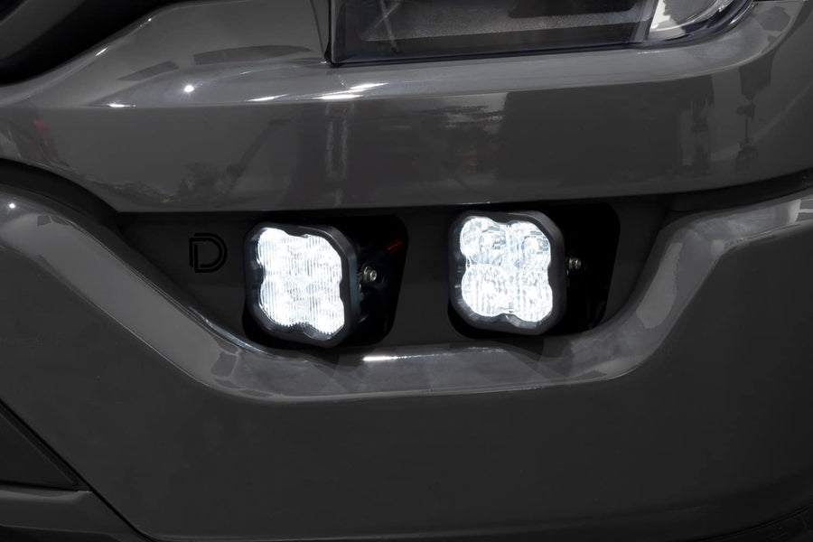 Fog Pocket Kit Diode Dynamics Stage Series compatible with Ford F-150 2021-2023 with Backlight, Bracket Only