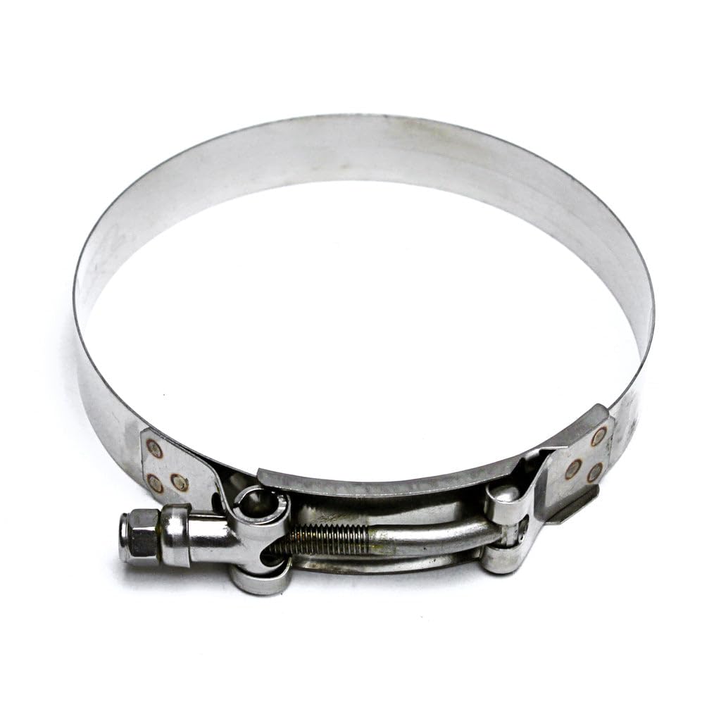 Stainless Steel HPS Performance T-Bolt Hose Clamp, Range: 1.25" - 1.46" (32mm-37mm) SSTC-32-37 Polish