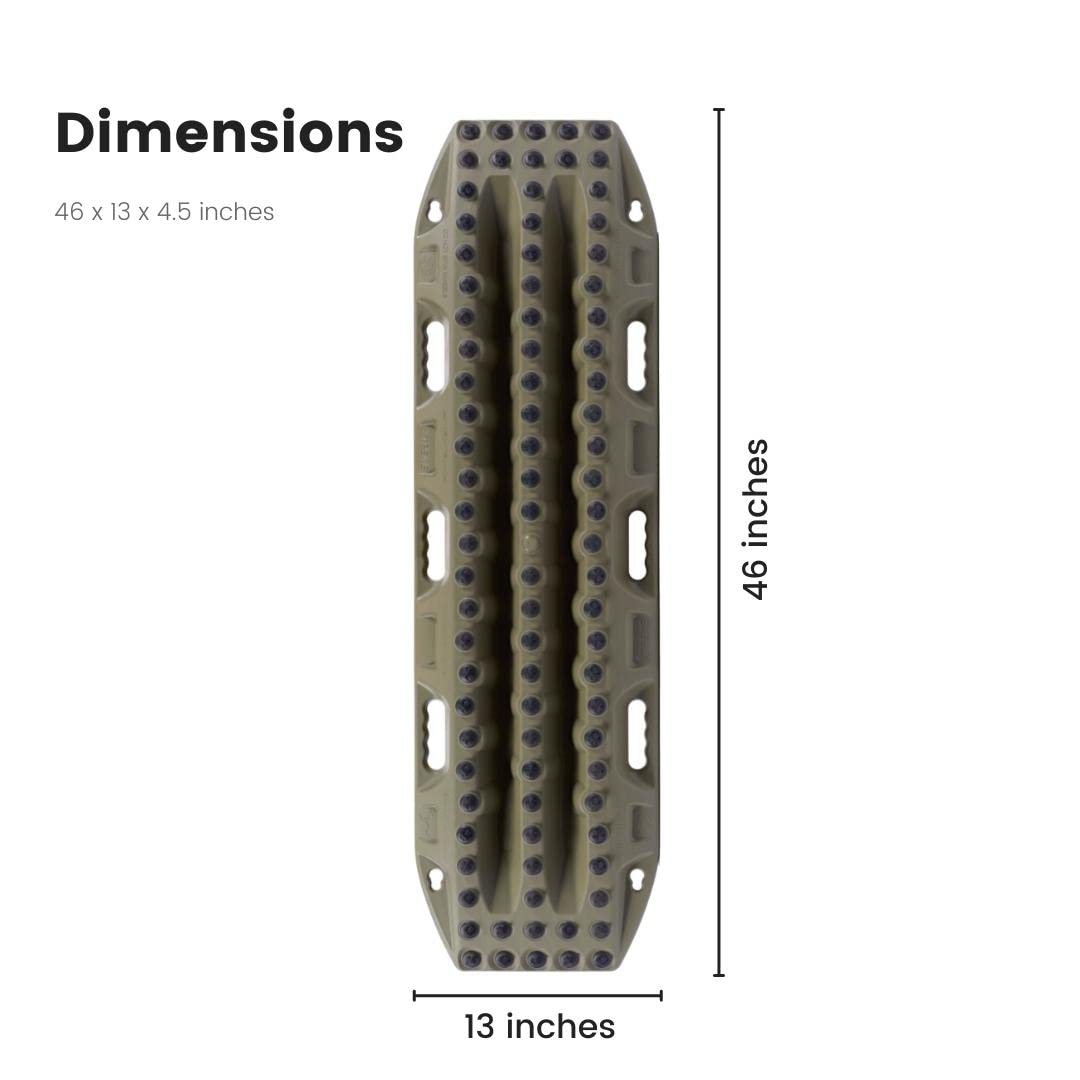 Xtreme MaxTrax Vehicle Recovery Boards (Olive Drab)