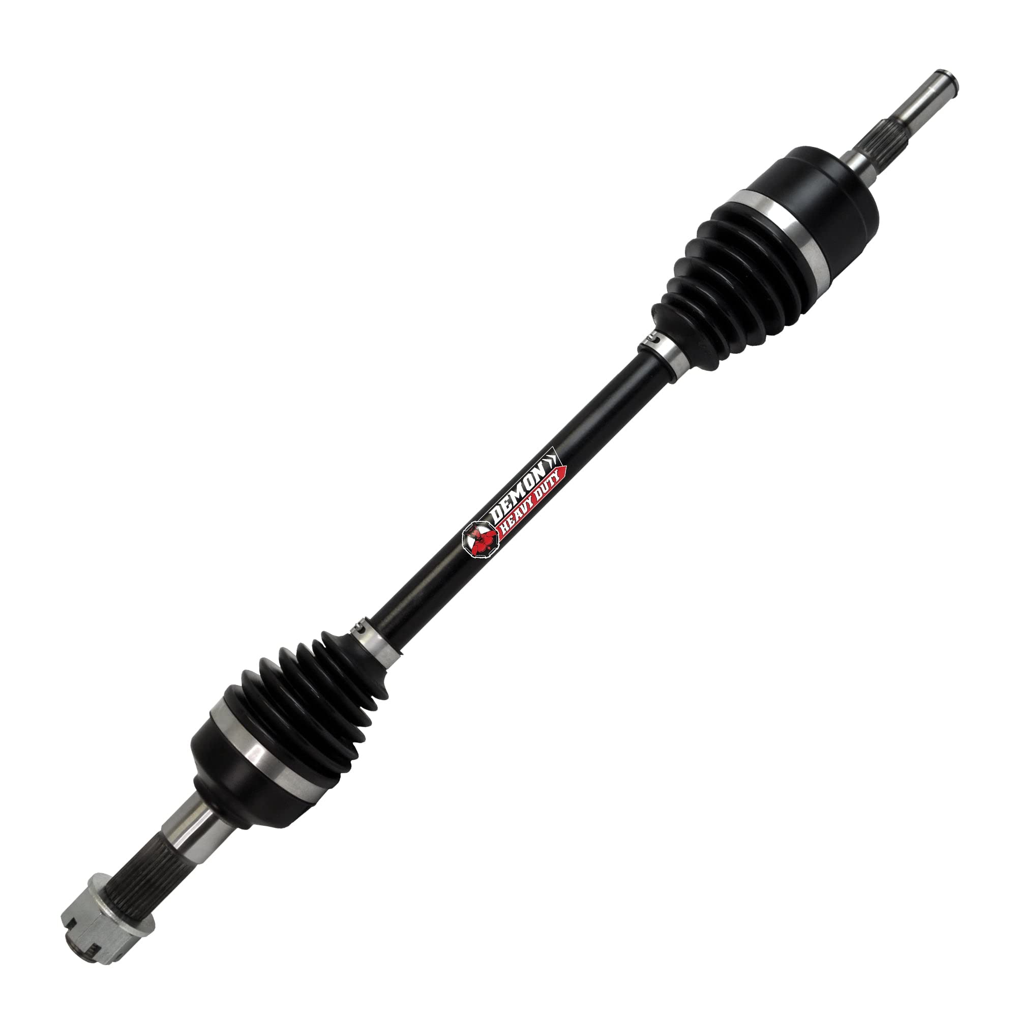 Heavy Duty Demon Powersports Front Left Axle for CFMOTO UFORCE 500/800, Made of 4340 Chromoly Steel, In Dual Heat Treated, Wider Angles & In Molybdenum Grease Precision (See Fitments in Description)