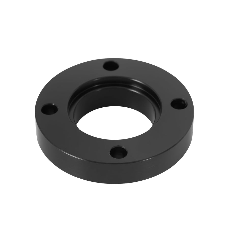 Holley Crankshaft Pulley Adapter 97-447 - 3.375-Inch Damper - 4-Bolt - Black