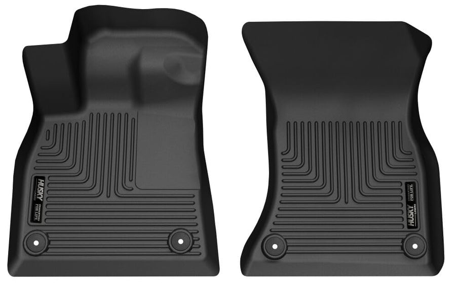 Husky Liners Floor Mats X-act Contour | Fits 2018-2024 Audi Q5 & SQ5 | Front Row, 2-pc Black - 50961