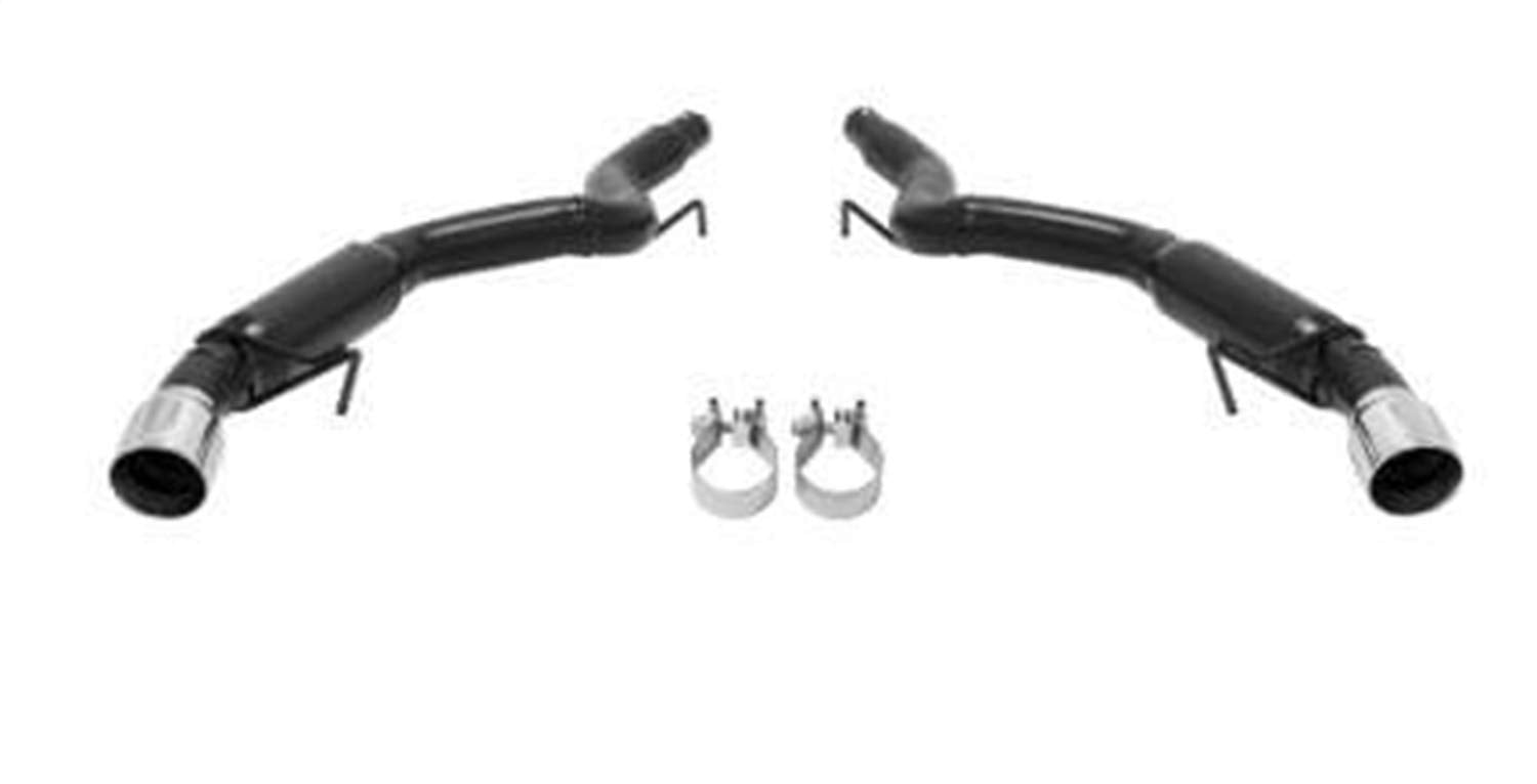 Outlaw Flowmaster 817732 Axle-Back Exhaust Kit 3 Inch 409 Stainless Steel 4 Inch Black Ceramic Coated 304 Stainless Tips Compatible with 2015-2017 Ford Mustang GT 5.0L Coupes & Convertibles