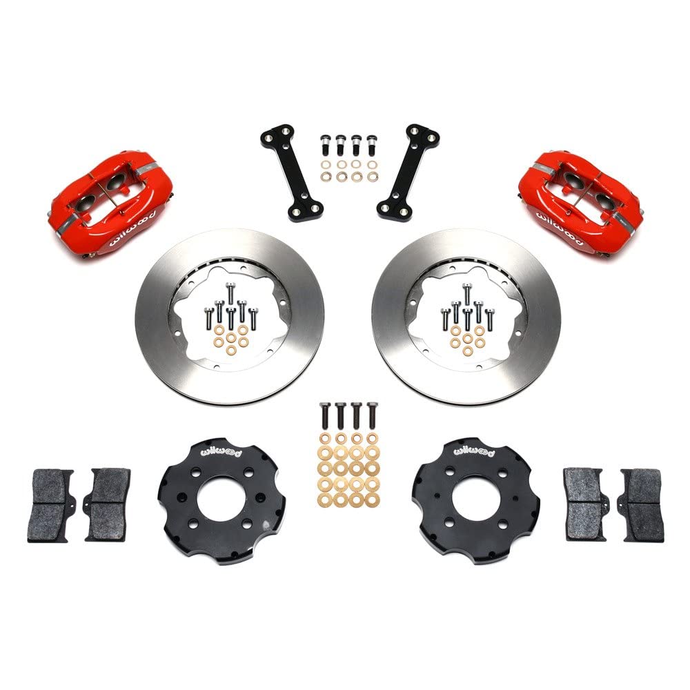 FDL Front Hat Kit WILWOOD 140-8695-R,11.00",Red Integra/Civic w/Fac.240mm Rtr