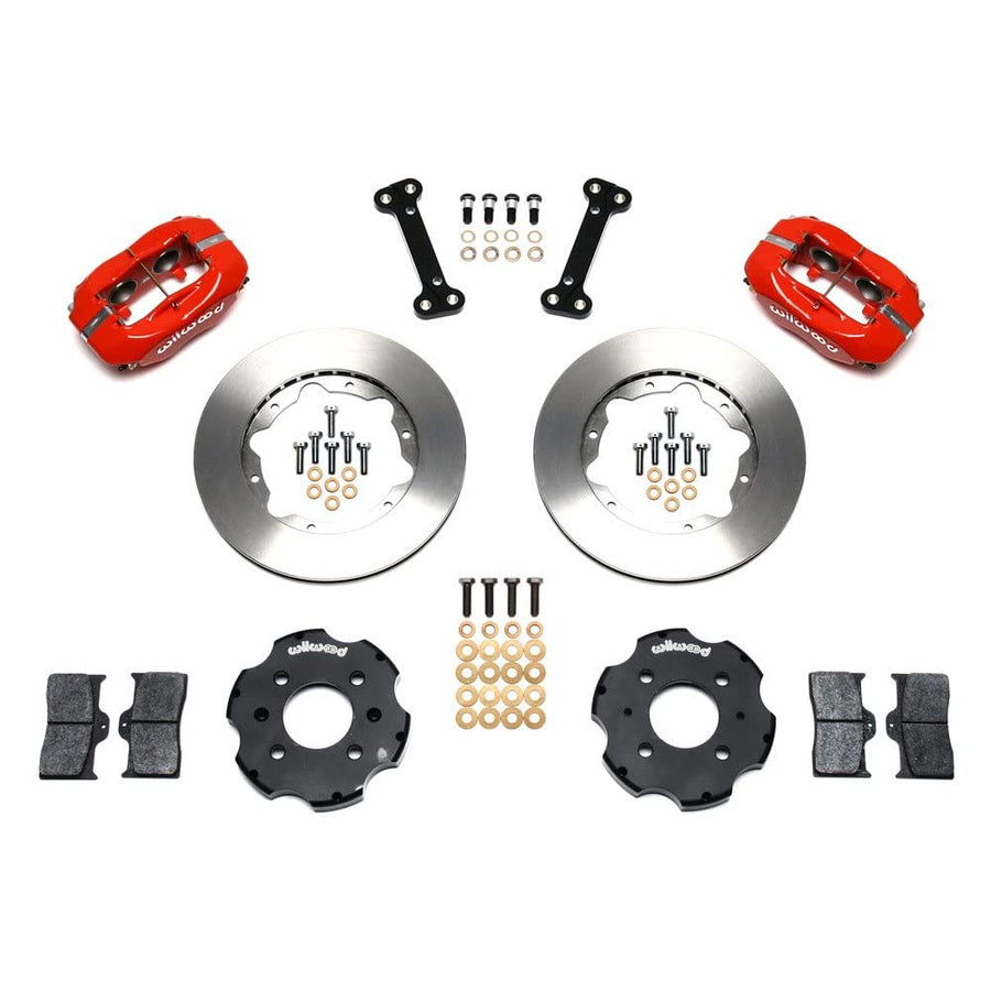 FDL Front Hat Kit WILWOOD 140-8695-R,11.00",Red Integra/Civic w/Fac.240mm Rtr