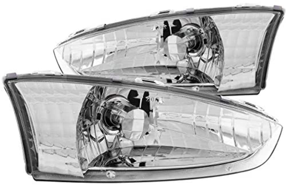Crystal Headlight Set-Chrome ANZO USA 121106