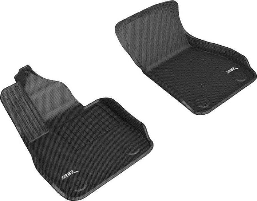 1st Row 3D MAXpider for 2020-2021 BMW 2 Gran Coupe Kagu Black Custom Fit All-Weather Floor Mats
