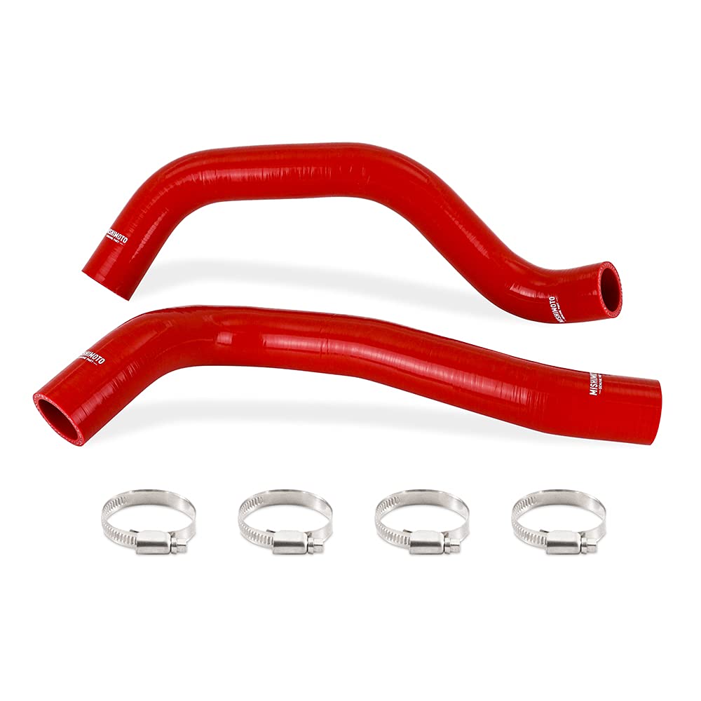 Mishimoto Silicone Radiator Hose Kit MMHOSE-TAC35-16RD, Compatible With Toyota Tacoma 3.5L 2016-2020, Red