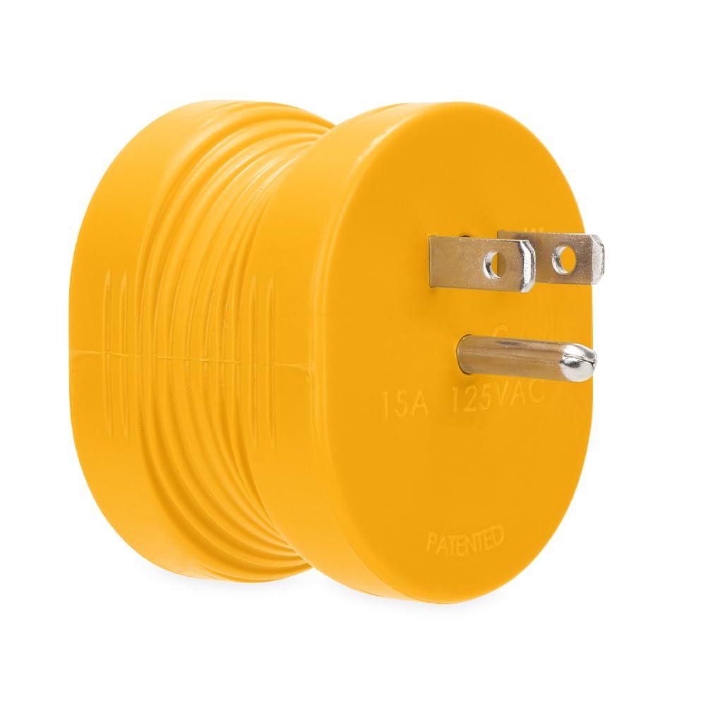 Adapter Powergrip 15A m/30A f 125v/1875w (Card) Cetl 55223 Camco