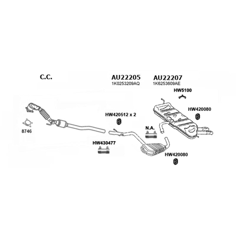 Hw5100 AP Exhaust Products Mount - Rubber