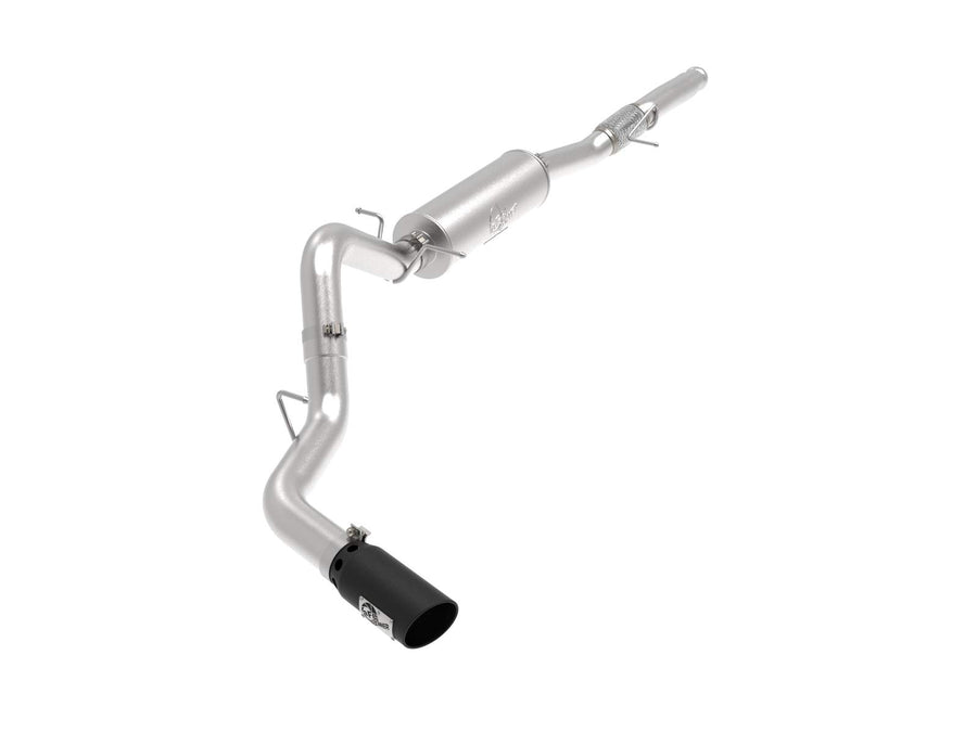 Apollo GT Series aFe Power 49-44116-B 4 IN 409 Stainless Steel Cat-Back Exhaust System w/Black Tip