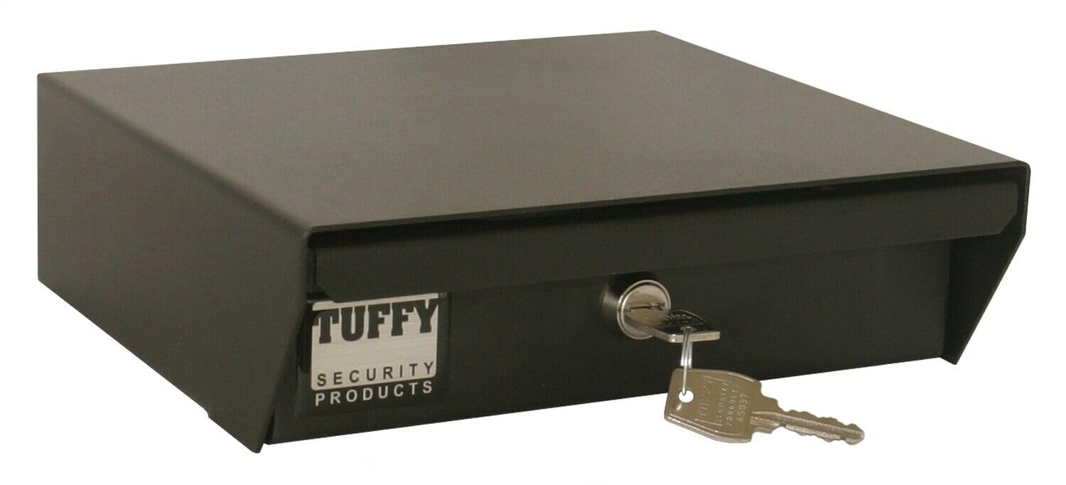Tuffy Valuables Conceal & Carry Tote – Lockable Steel Armored Pistol & Gear Bag with Integrated Carry Handle – Tactical Concealment for Guns, Cash, Gear, Lockable Mount Sleeve