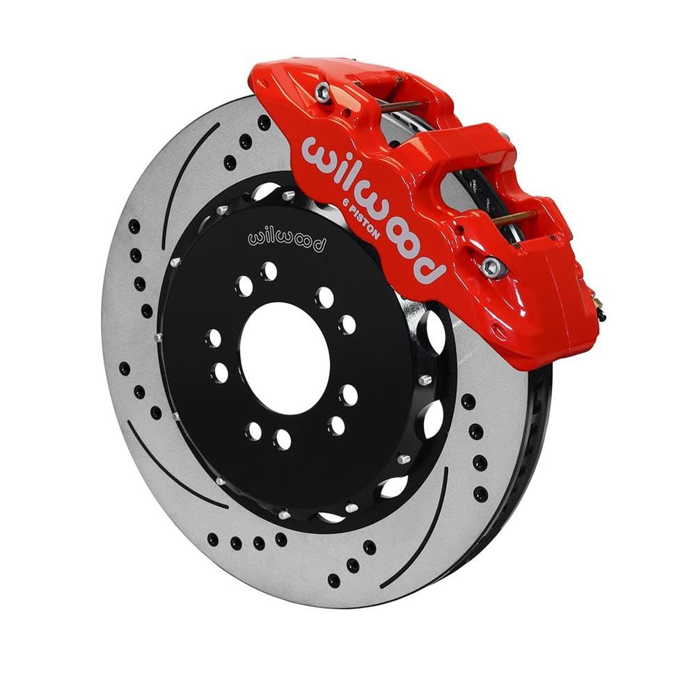 Red AERO6 Front Hat Kit,15.00, Drilled