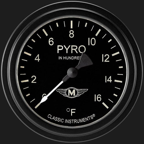 Moal Bomber Classic Instruments 2 5/8" Pyrometer Full Sweep