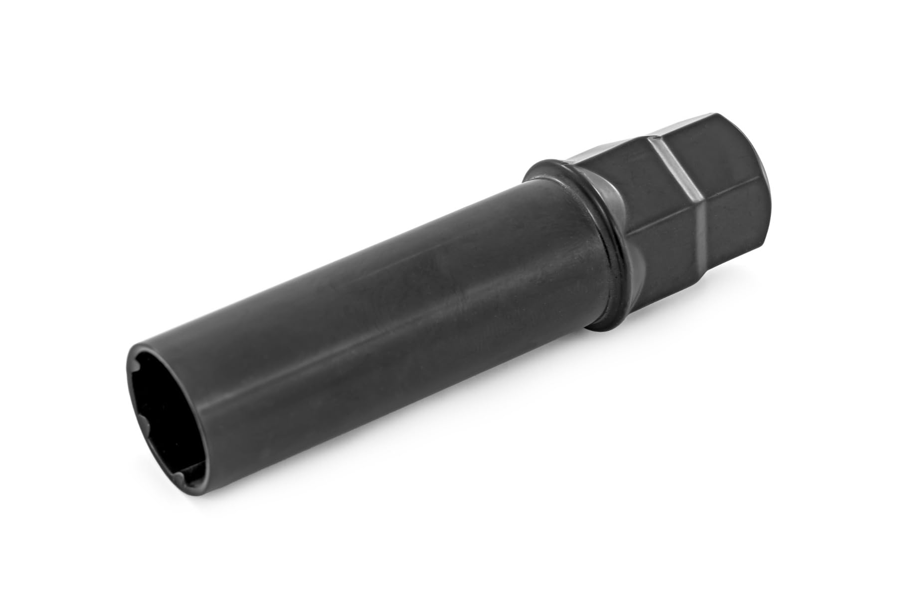 16-Piece Rough Country Lug Nut Set - M12x1.5, Spline Style, Black, Fits Most Aftermarket Wheels