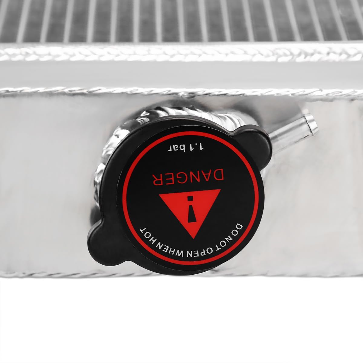 3 Row Aluminum Cooling Radiator with Fan Shroud Spec-D Tuning Compatible with 1963-1966 Chevrolet C/K C10 C20