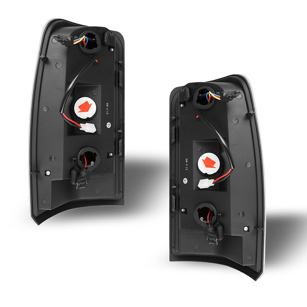 Winjet LED Tail lights for [2000 2001 2002 2003 2004 2005 2006 Suburban/Tahoe/Yukon] Street Series