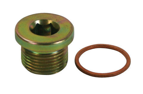 Moroso FITTING PLUG, STEEL, M20 X 1.5, LOW WARNING SENSOR, Copper 22738