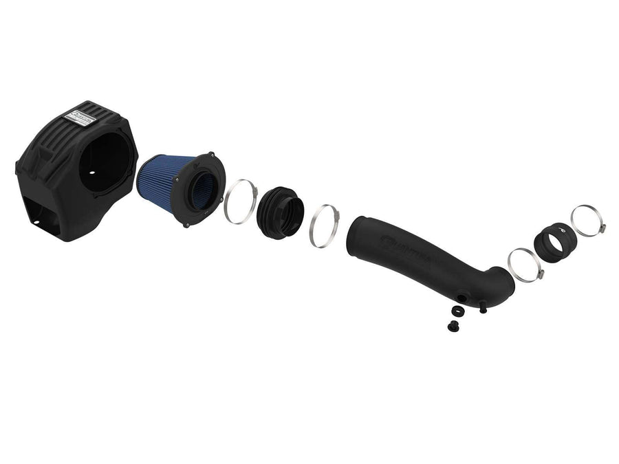 Cold Air Intake System aFe POWER QUANTUM w/Pro 5R Filter, #53-10013R, Black