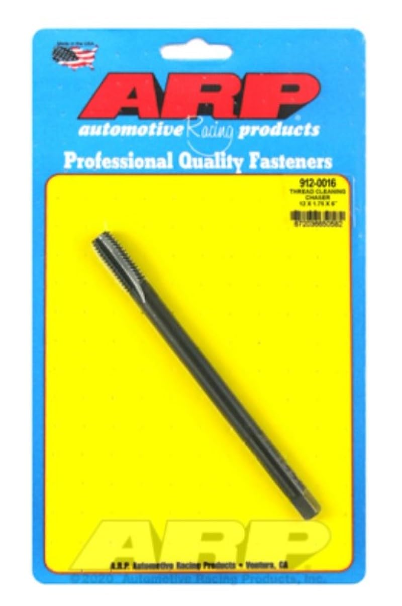 M12 X 1.75 OAL 6" thread cleaning tap ARP (912-0016)
