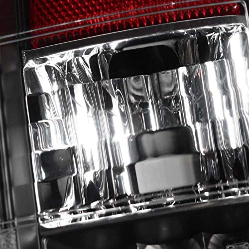Black LED Sequential Tail Lights SPEC-D TUNING Compatible with 2014-2021 Toyota Tundra, Left + Right Pair Assembly