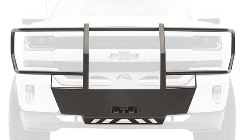 Fab Fours Full Grill Guard Winch Mount 2016-2017 Chevy/Gmc 1500