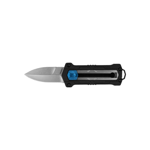 Kershaw EDC Kapsule Pocket Knife, 1.9" Spear Point Blade, Manual Opening, Sliding Button Lock, Black