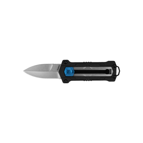 Kershaw EDC Kapsule Pocket Knife, 1.9" Spear Point Blade, Manual Opening, Sliding Button Lock, Black