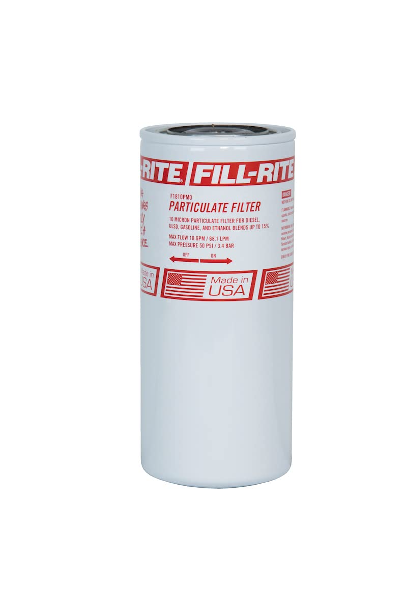 Fill-Rite 3/4" F1810PM0 18 GPM (68 LPM) 10 Micron Particulate Spin-On Fuel Filter