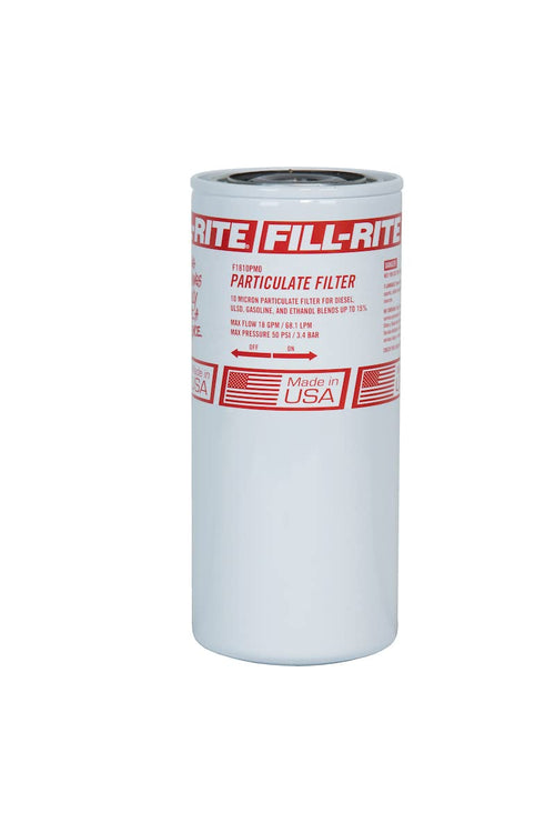 Fill-Rite 3/4" F1810PM0 18 GPM (68 LPM) 10 Micron Particulate Spin-On Fuel Filter