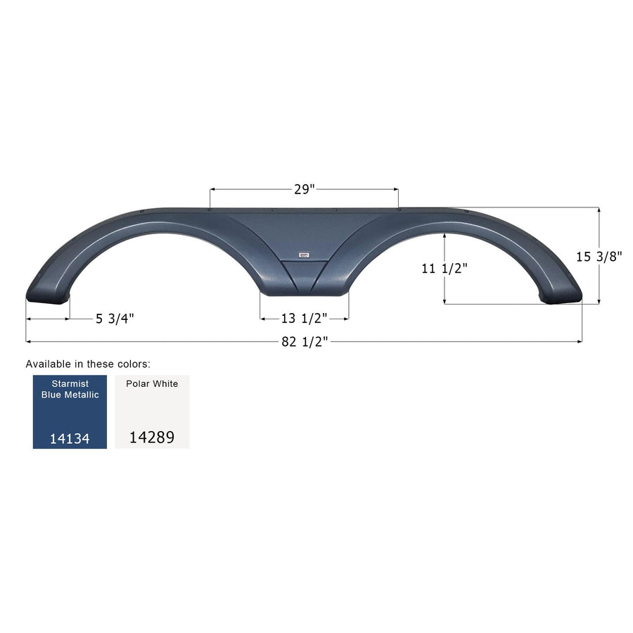 Fender Skirt ICON, Tandem, Dutchmen, FS4134, Starmist Blue Metallic