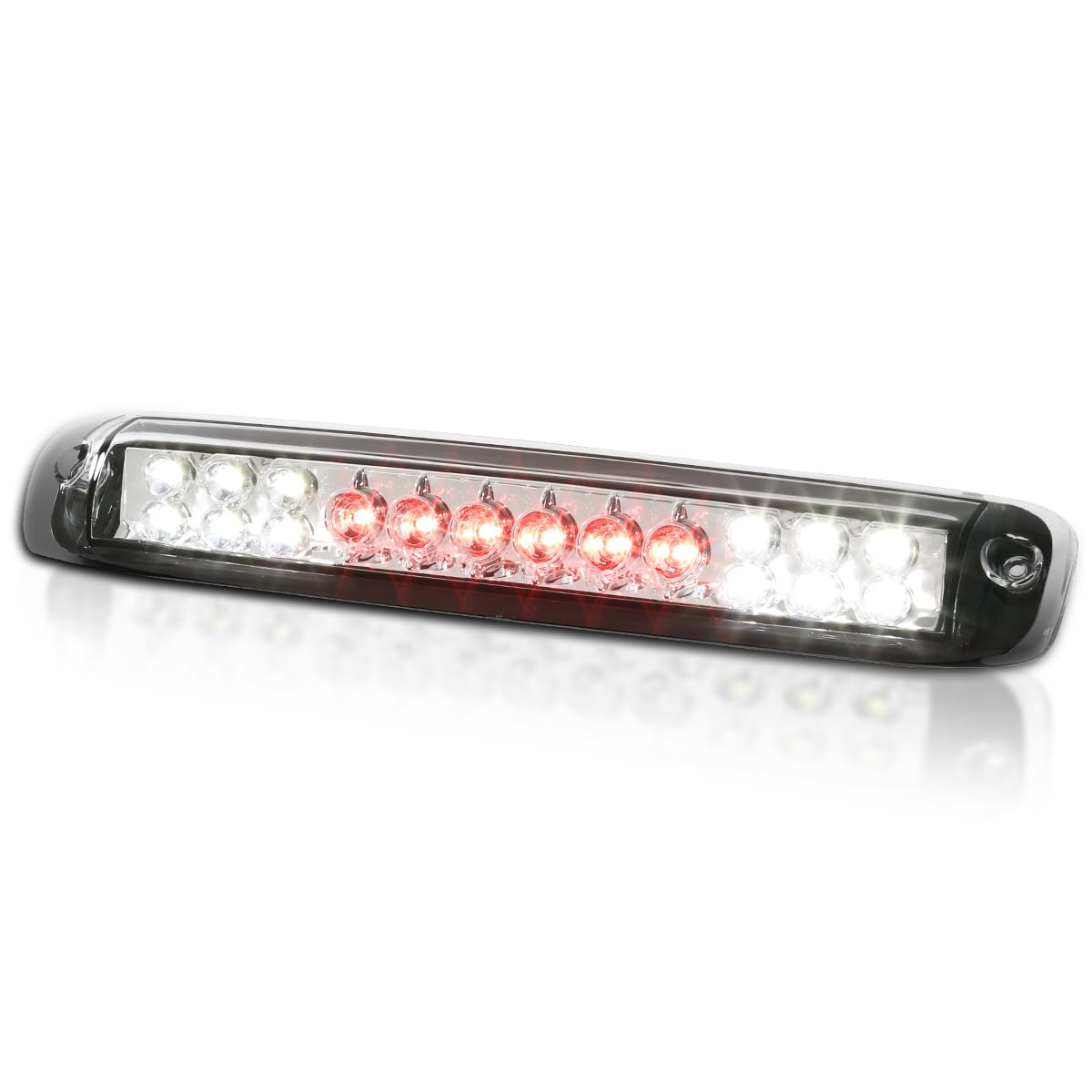 Clear LED SPEC-D TUNING Third 3rd Brake Light Center Lamp Compatible with 1999-2006 Chevy Silverado GMC Sierra 1500 2500 3500