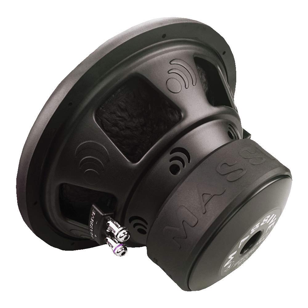 12" Massive Audio 1000W RMS 4-Ohm DVC Subwoofer (Open Box)