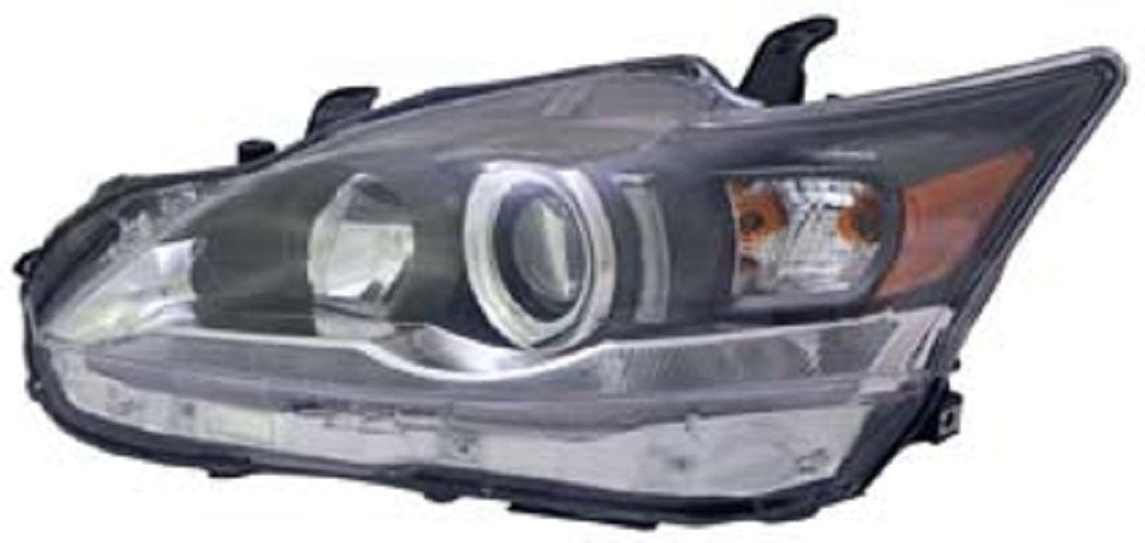 Left TYC Headlight Assembly Compatible with 2011-2017 Lexus Ct200H