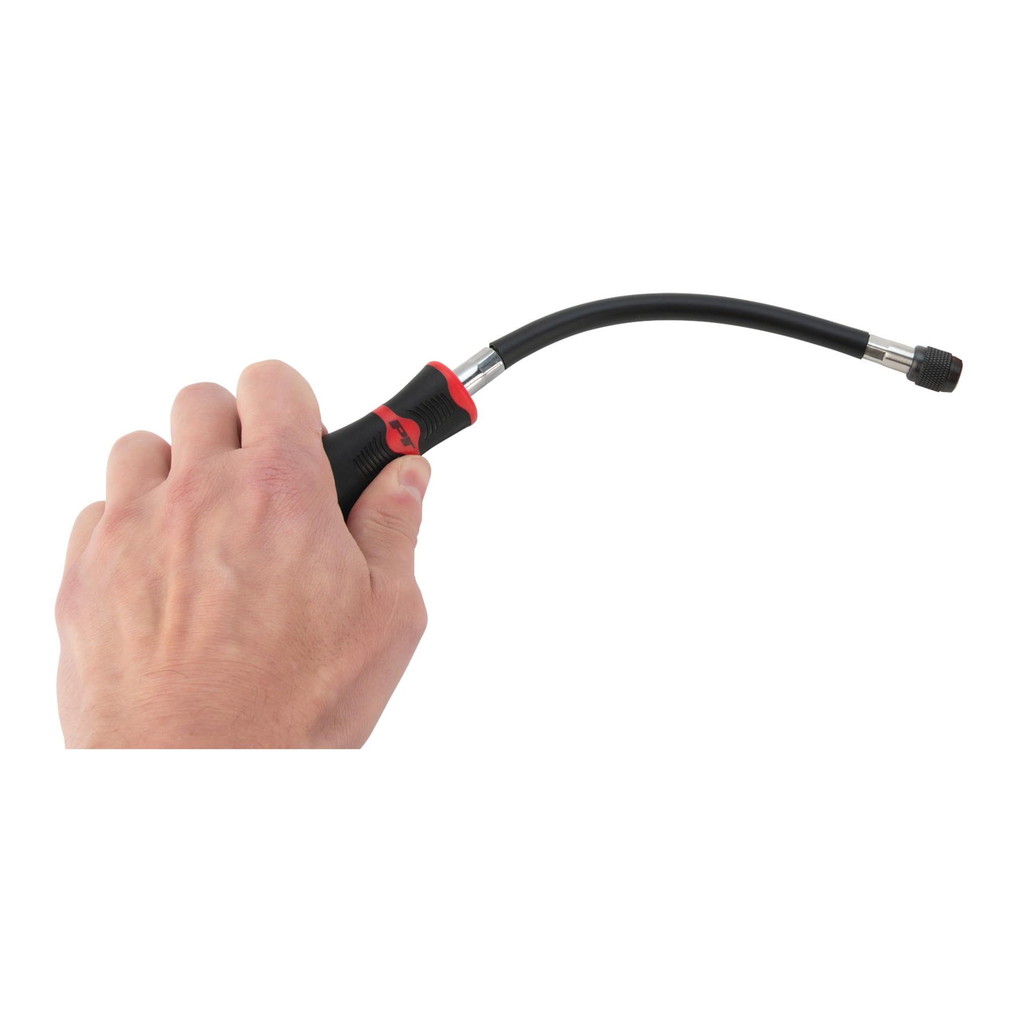 12-Inch Performance Tool W30979 Flexible Screwdriver - 1/4-Inch Drive Quick Release Bit Holder Head - Strong and Flexible Shaft - Allows for Access to Tight and Confined Spaces
