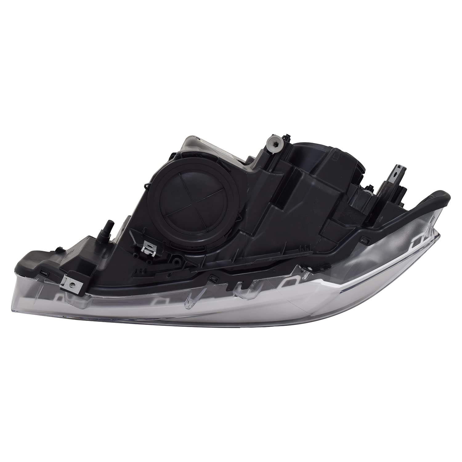 Left TYC Headlight Assembly Compatible with 2012-2015 BMW 3 Series