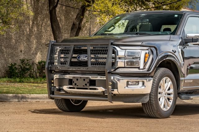 Vaquero Road Armor 6211-BRSH Front Grille Guard - Texture Black - Compatible with: 2021-2026 Ford 150