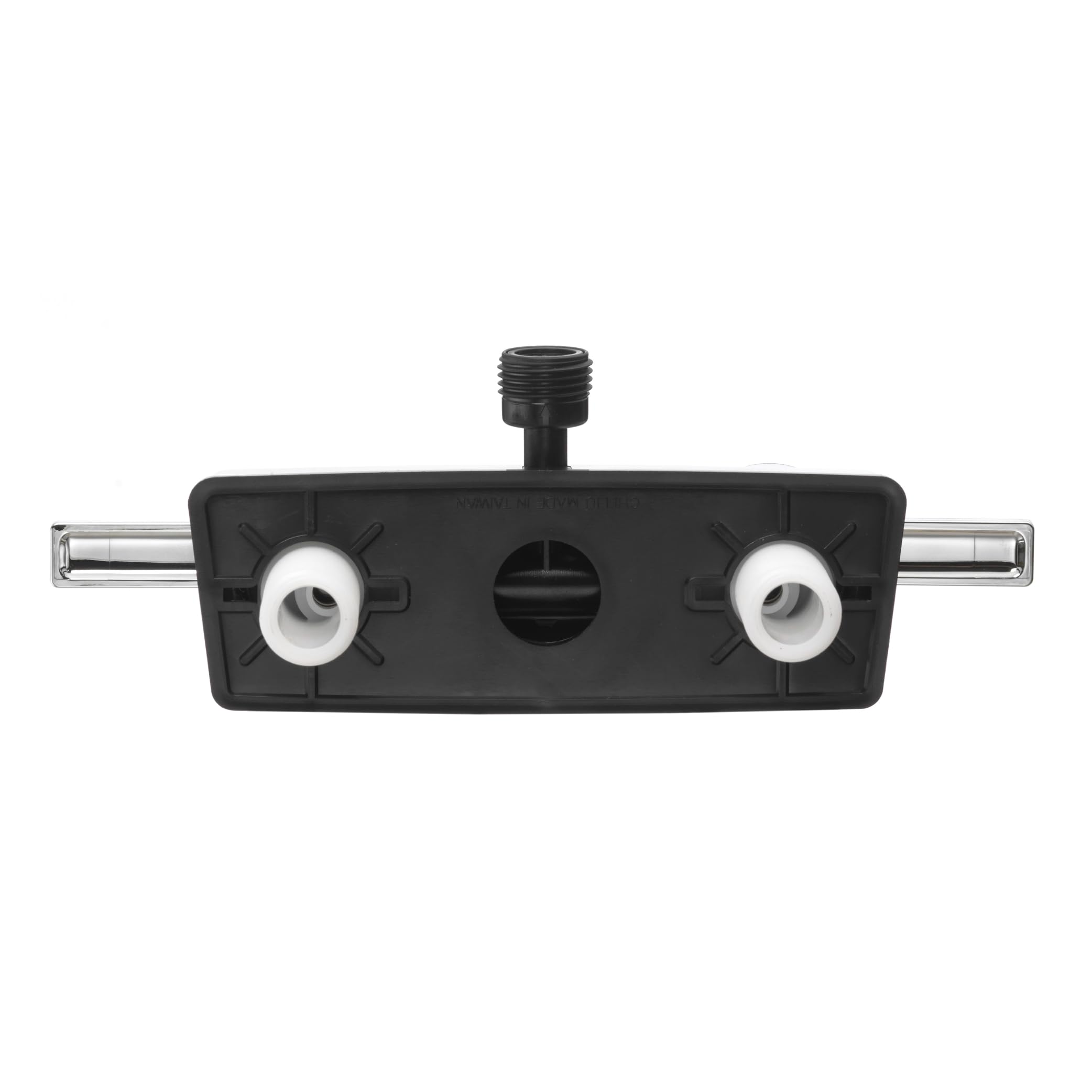 Dura Faucet Modern RV Shower Faucet Valve Diverter (DF-SA100M-CP) – Chrome, Dual Lever Handles, 4-Inch Center, Lightweight Construction, Lead-Free, Easy 2-Hole Installation