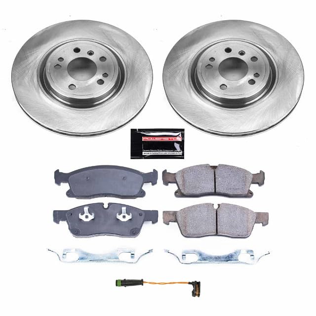 Power Stop Autospecialty KOE6897 Front Replacement Brake Kit-OE Brake Rotors & Ceramic Brake Pads For Mercedes GLE300d, Mercedes GLE350, Mercedes ML, Mercedes ML350 [Model Specific]