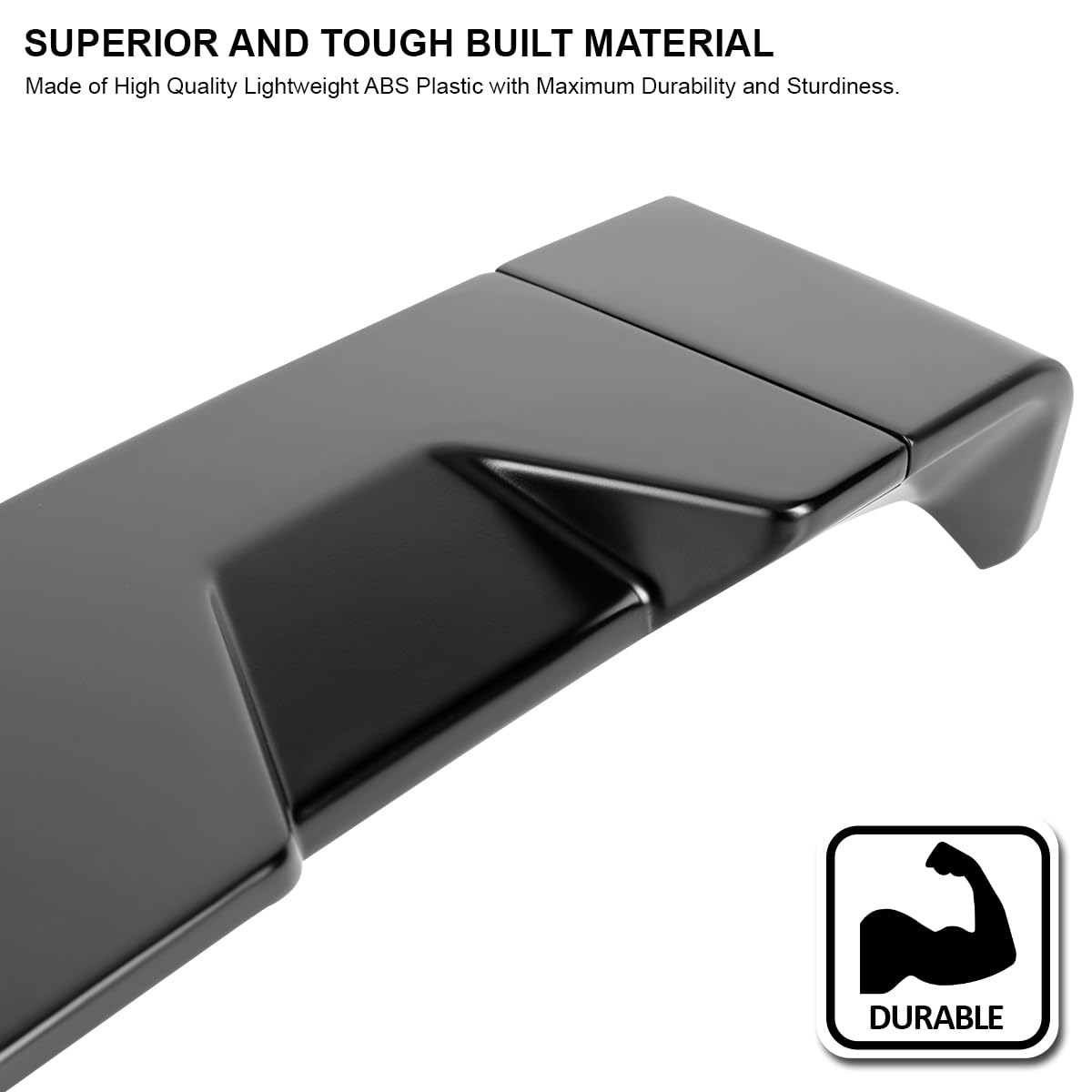 Matte Black ABS Cab Roof Spoiler Spec-D Tuning for 2014-2021 Toyota Tundra Models