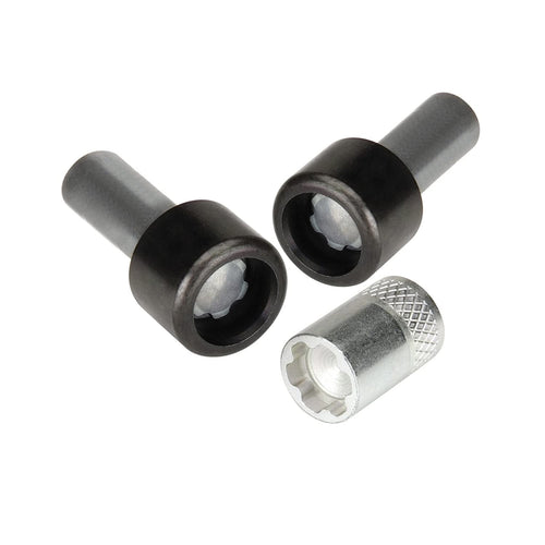 Jeep Wrangler JL 2 Door McGard Lock Set Black Anodize 6 mm x 1 Thread, 1/4 in