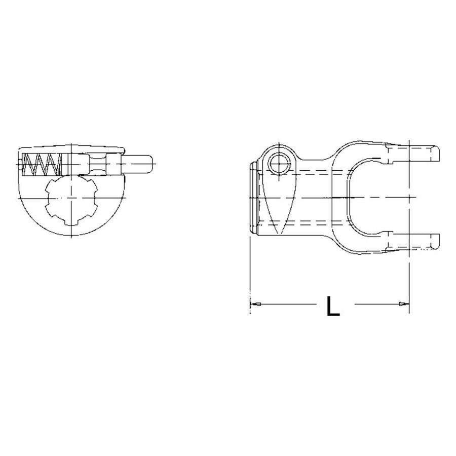 Power Take Off Neapco 12-1190 Quick Disconnect Yoke