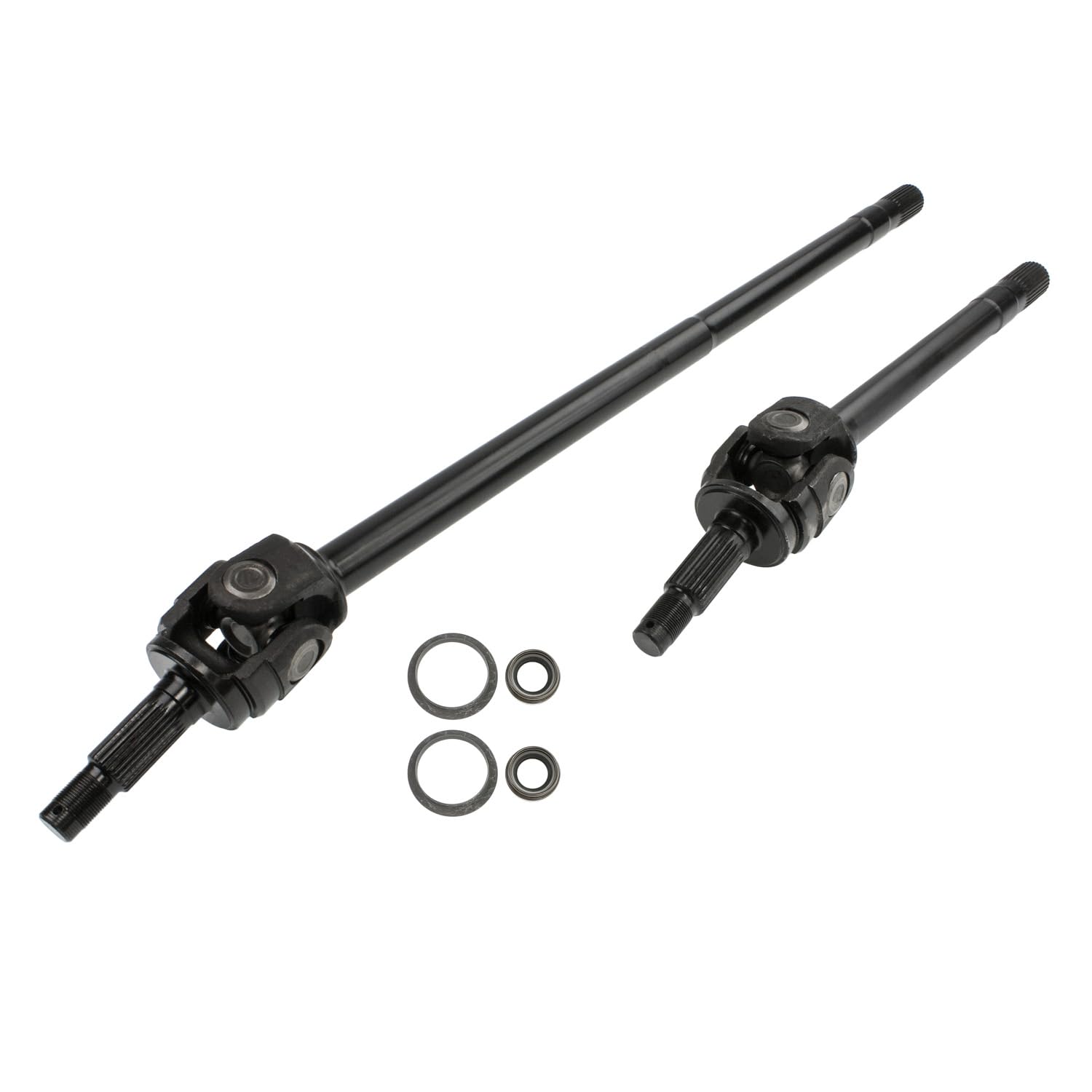 TEN Factory MG22132, Spline Drive Axle Shaft Assembly for Dana 30 Standard, Bolt Pattern 30 Spline Details Left and Right - Fits Jeep Cherokee, Wrangler, TJ, Replaces 12132, DC-D30-TJ-30, RAK30-TJ-30