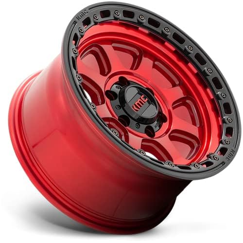 KMC Wheels 20X9 CHASE 6X5.55 0mm CANDY RED WITH BLACK LIP - KM54829068900