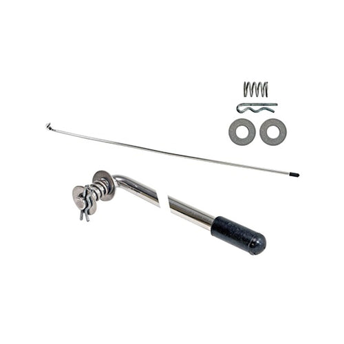 Hood Prop Rod Scott Drake C5ZZ-16826-S Stainless Steel