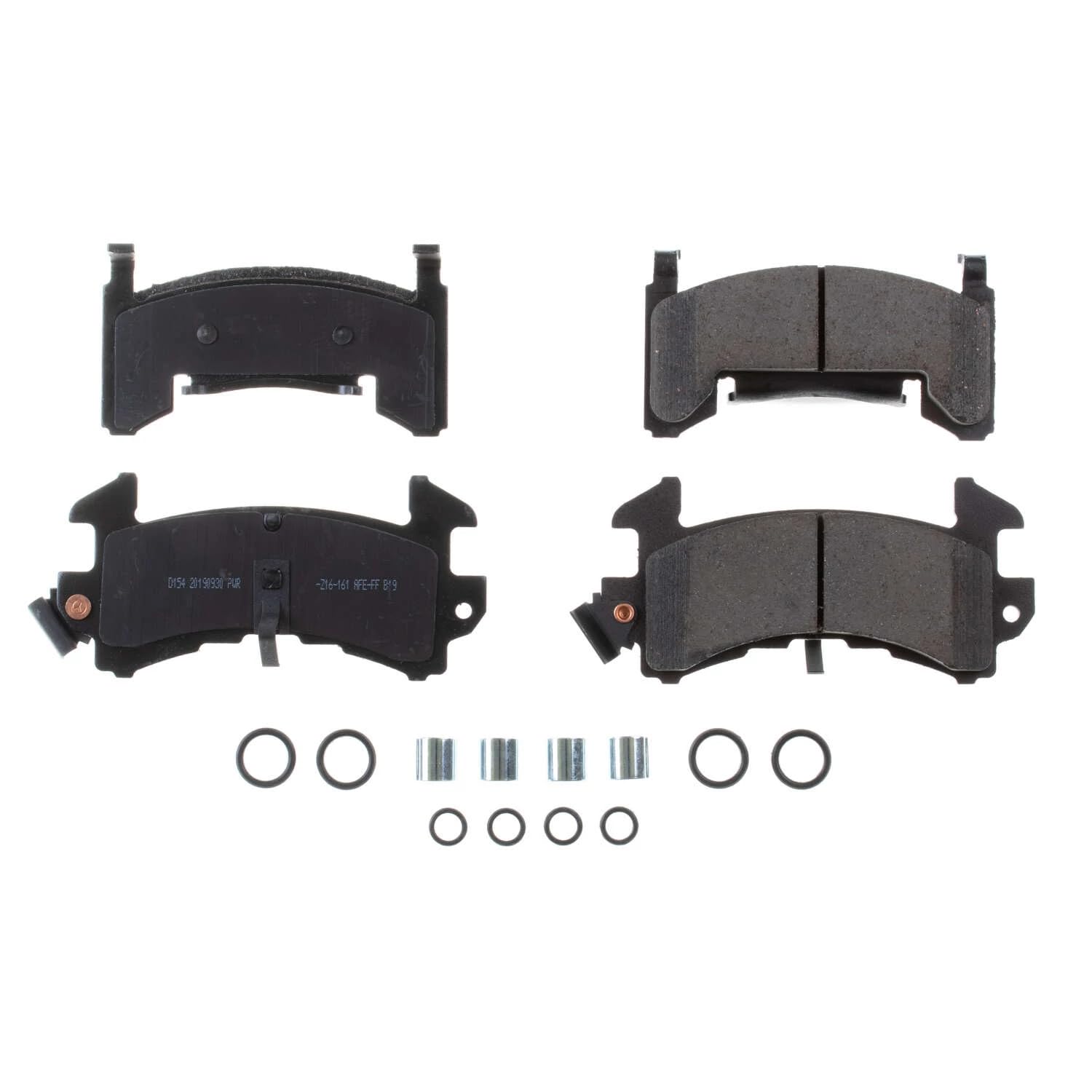Power Stop Brake Kit Front For Avanti II 1979-85 |II 1987-91 |Buick Century 1978-81 |Regal 1978-87 |Riviera 1979-85 |Eldorado 1979-85 - Ceramic Brake Pads With Installation Hardware, 17-154