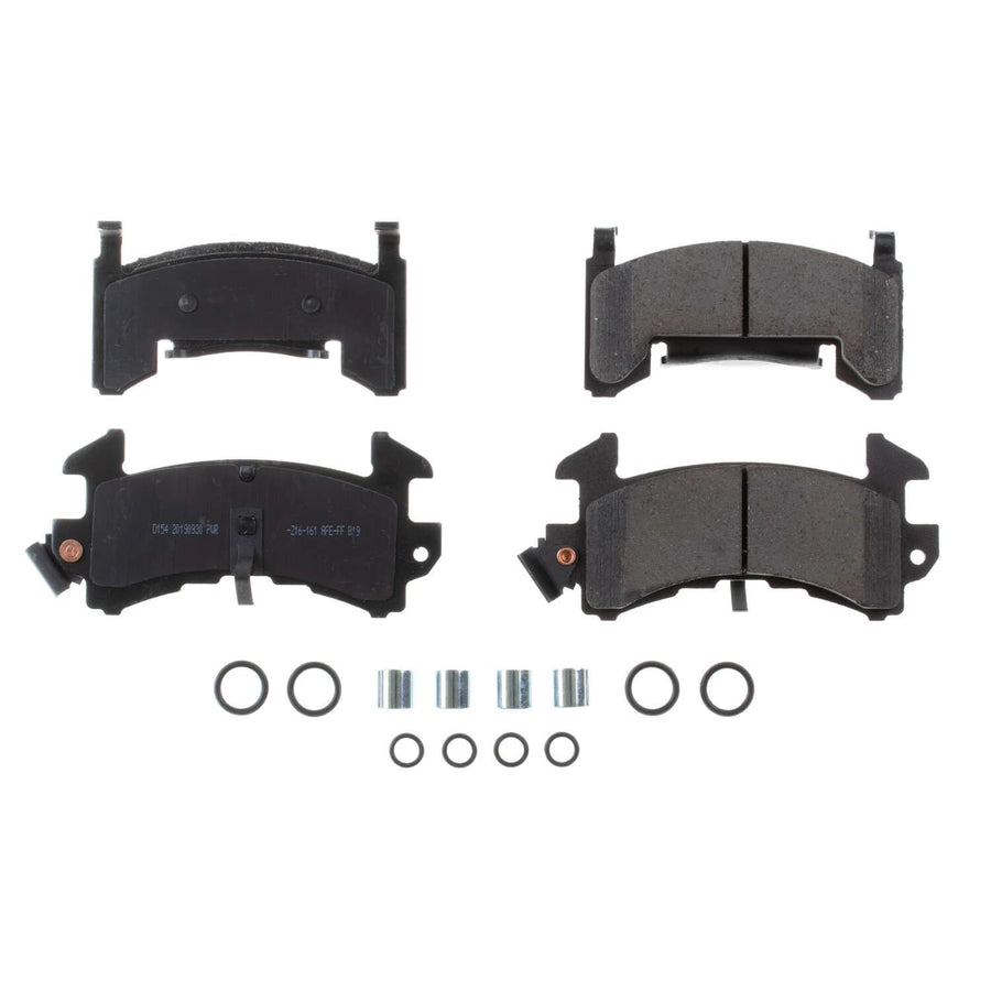 Power Stop Brake Kit Front For Avanti II 1979-85 |II 1987-91 |Buick Century 1978-81 |Regal 1978-87 |Riviera 1979-85 |Eldorado 1979-85 - Ceramic Brake Pads With Installation Hardware, 17-154